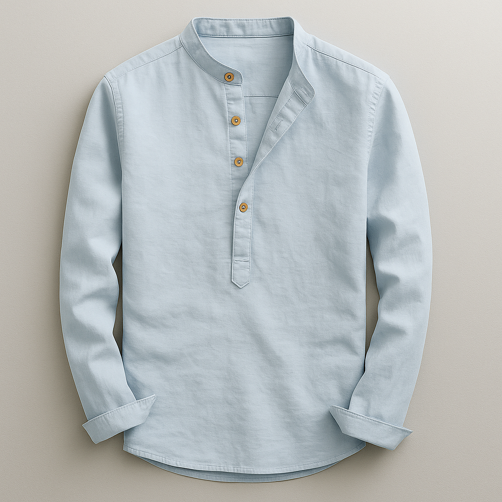 James Oxford Elegant Long Sleeve Shirt for Men
