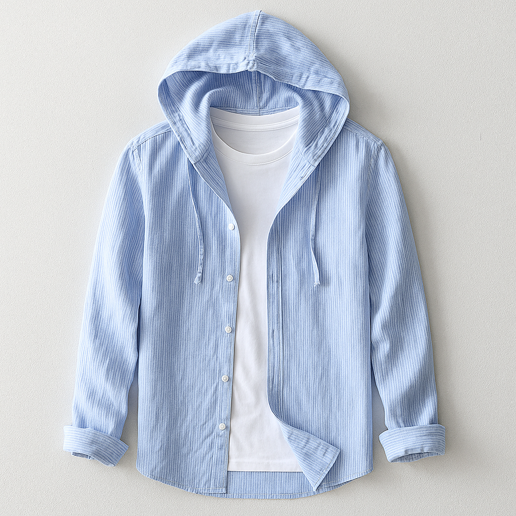 James Oxford Luxury Hooded Shirt
