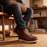James Oxford Classic Lace-Up Boots for Men
