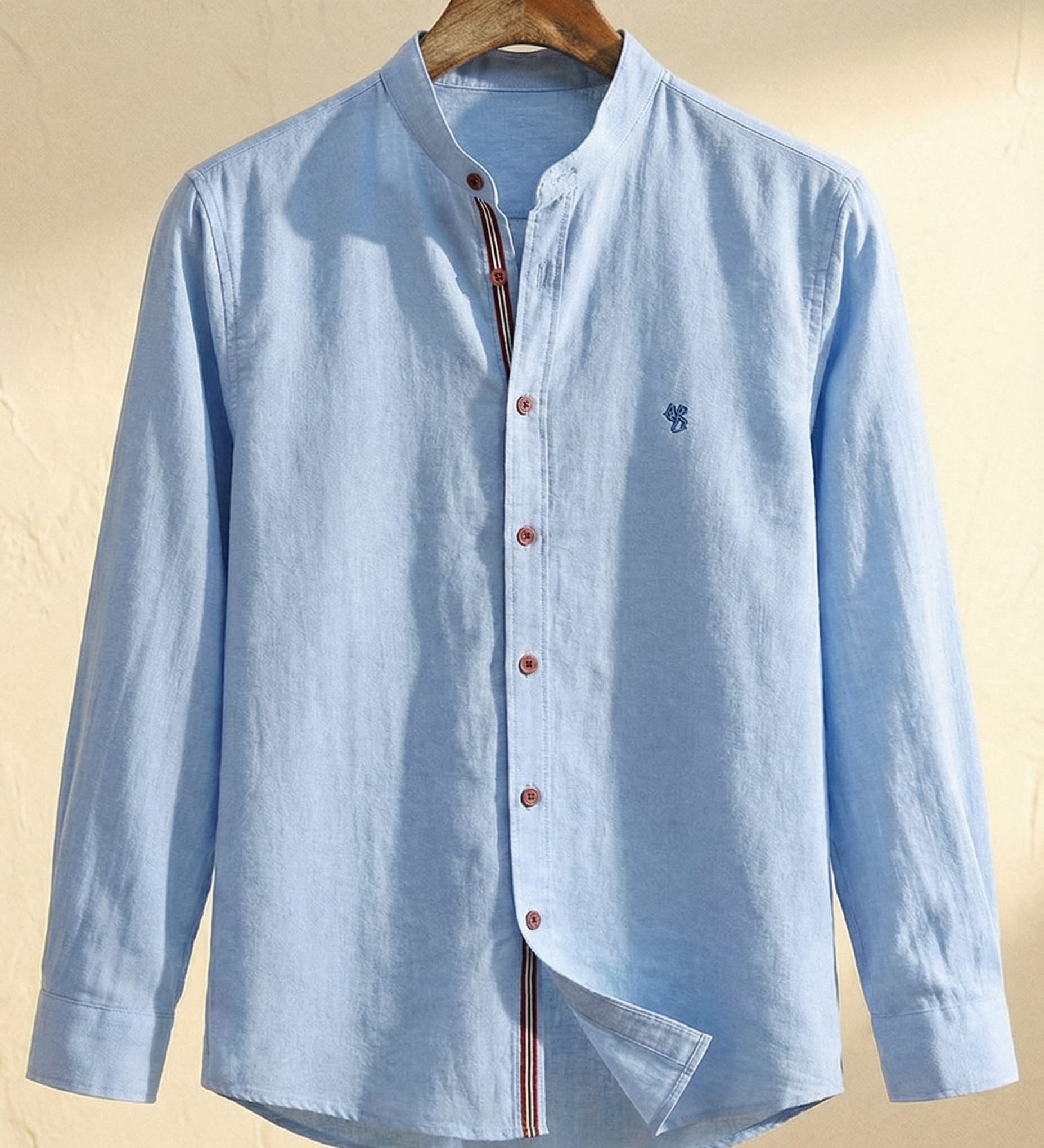 James Oxford Officer Collar Shirt for Men