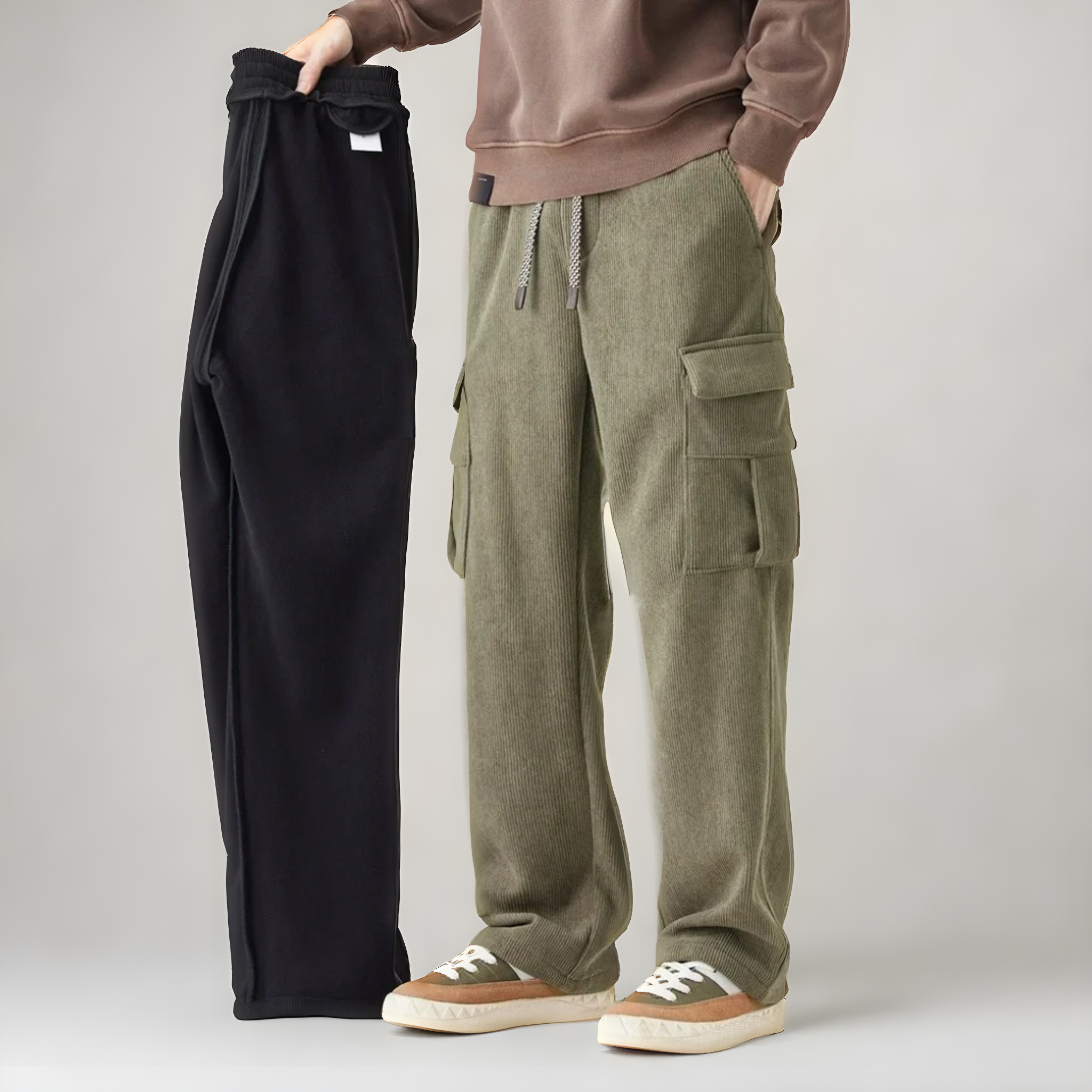 James Oxford High-Comfort Cargo Joggers