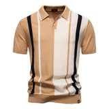 Marcus Contrast Knit Polo