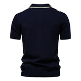 Marcus Contrast Knit Polo