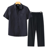 Juvana Linen Short Sleeve Set