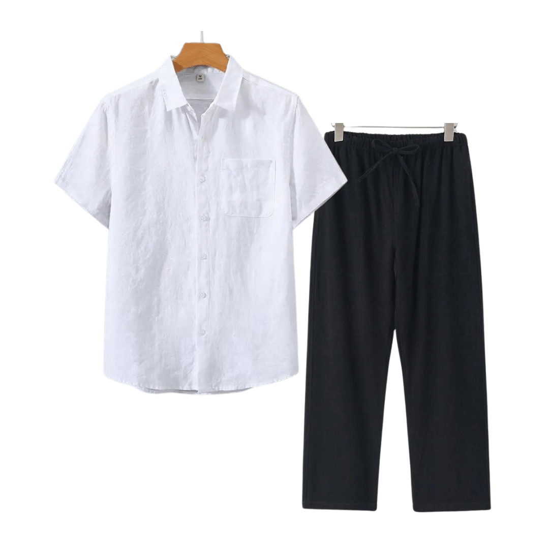 Juvana Linen Short Sleeve Set