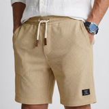 Theodore - Casual Textured Knit Shorts