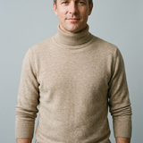 James | Luxury Cashmere Roll Neck Sweater