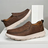 James Oxford Classic Slip-On Loafers for Men