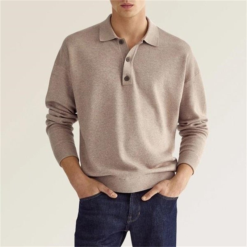 Matthieu Long Sleeve Polo