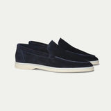 Classic Suède Loafer Navy Blue