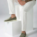 Classic Suède Loafer Olive Green