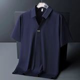 Cortaro Ice Silk Open Collar Shirt