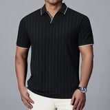 Julian Woven Collar Polo