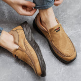 James Oxford Relaxed Fit Slip-On Shoes for Men
