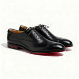 James Oxford Leather Brogue Shoes for Men