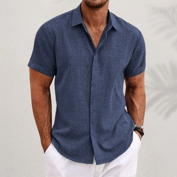 James Oxford Linen Shirt for Men