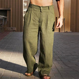 Salver Wide-Leg Linen Trousers