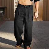 Salver Wide-Leg Linen Trousers