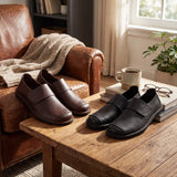 James Oxford Elegant Minimal Strap Loafer for Men