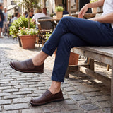 James Oxford Elegant Minimal Strap Loafer for Men