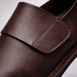 James Oxford Elegant Minimal Strap Loafer for Men