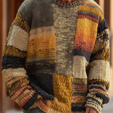 GATEN ABSTRACT KNIT SWEATER