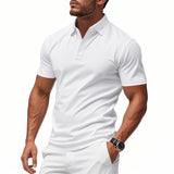 James Oxford Slim Fit Short Sleeve Polo Shirt for Men