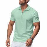 James Oxford Slim Fit Short Sleeve Polo Shirt for Men