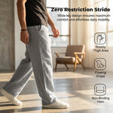 James Oxford Lightweight Straight-Leg Trousers