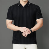 Julian Woven Collar Polo