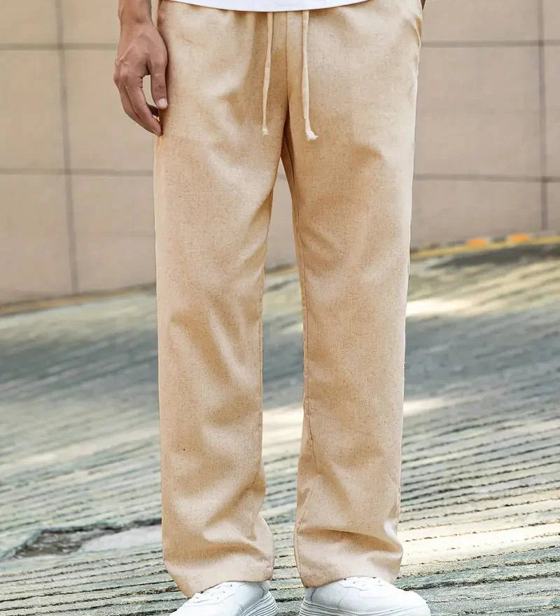 Valery Casual Linen Summer Trousers