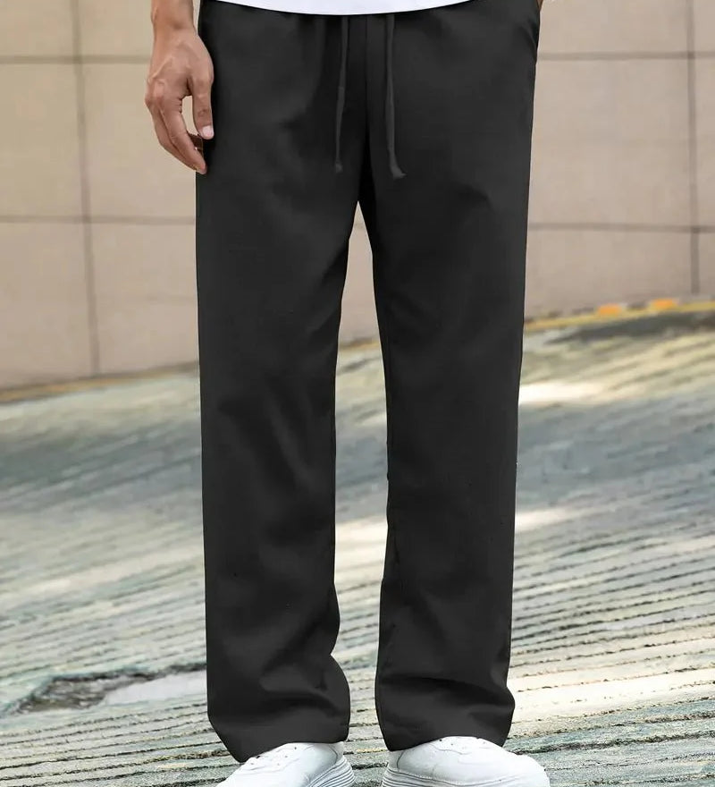 Valery Casual Linen Summer Trousers