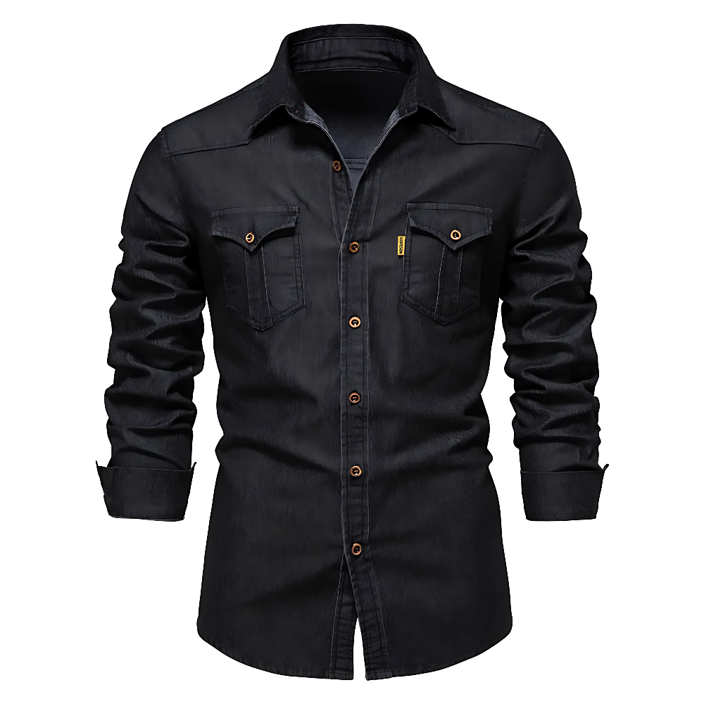 James Oxford Denim Shirt for Men