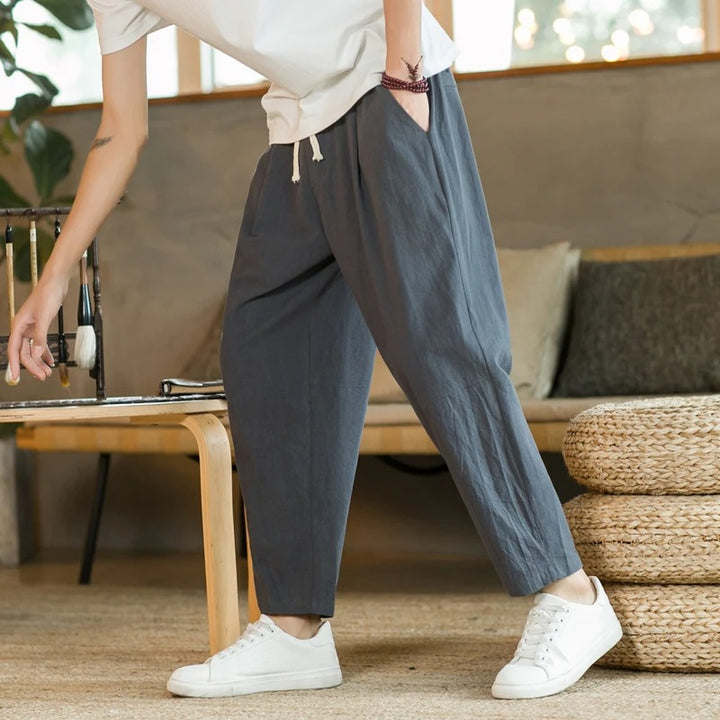 James Oxford Comfortable Drawstring Trousers