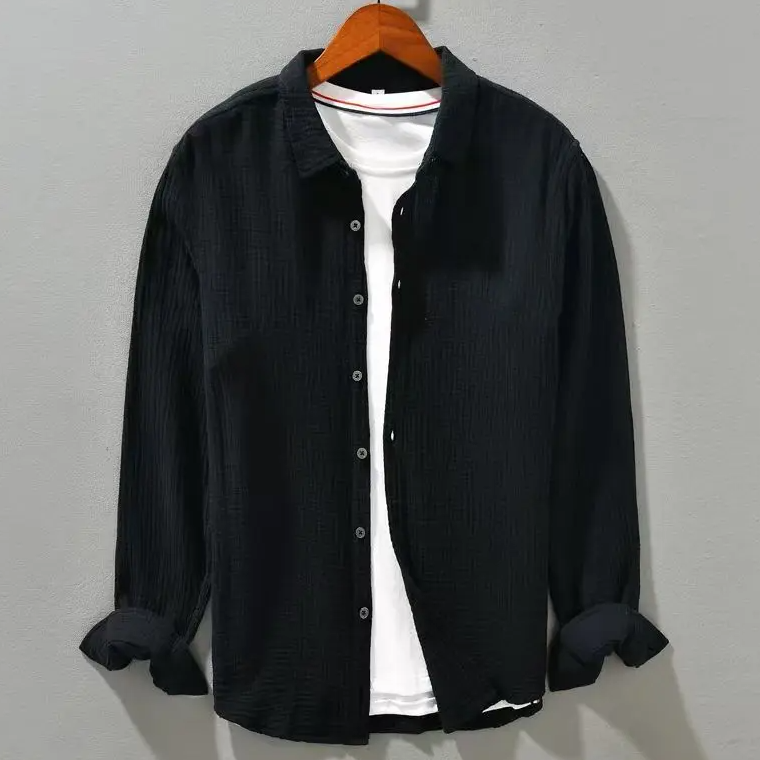 James Oxford Elegant Soft Silk-Like Cotton Shirt