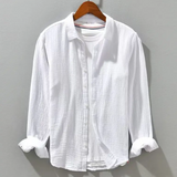 James Oxford Elegant Soft Silk-Like Cotton Shirt
