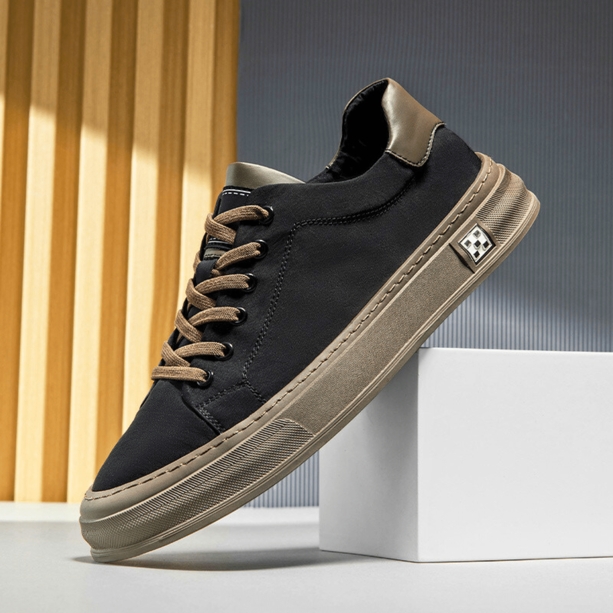 James Oxford Men's Canvas Trainers
