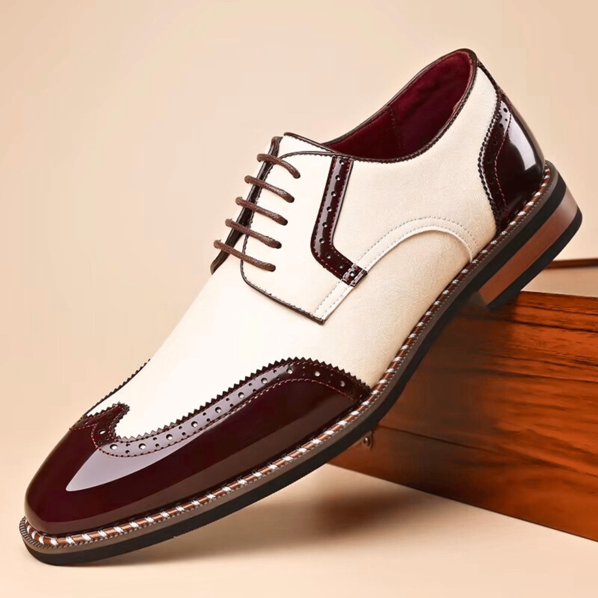 James Oxford Two-Tone Shoes for Men
