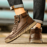 James Oxford Leather Boots for Men