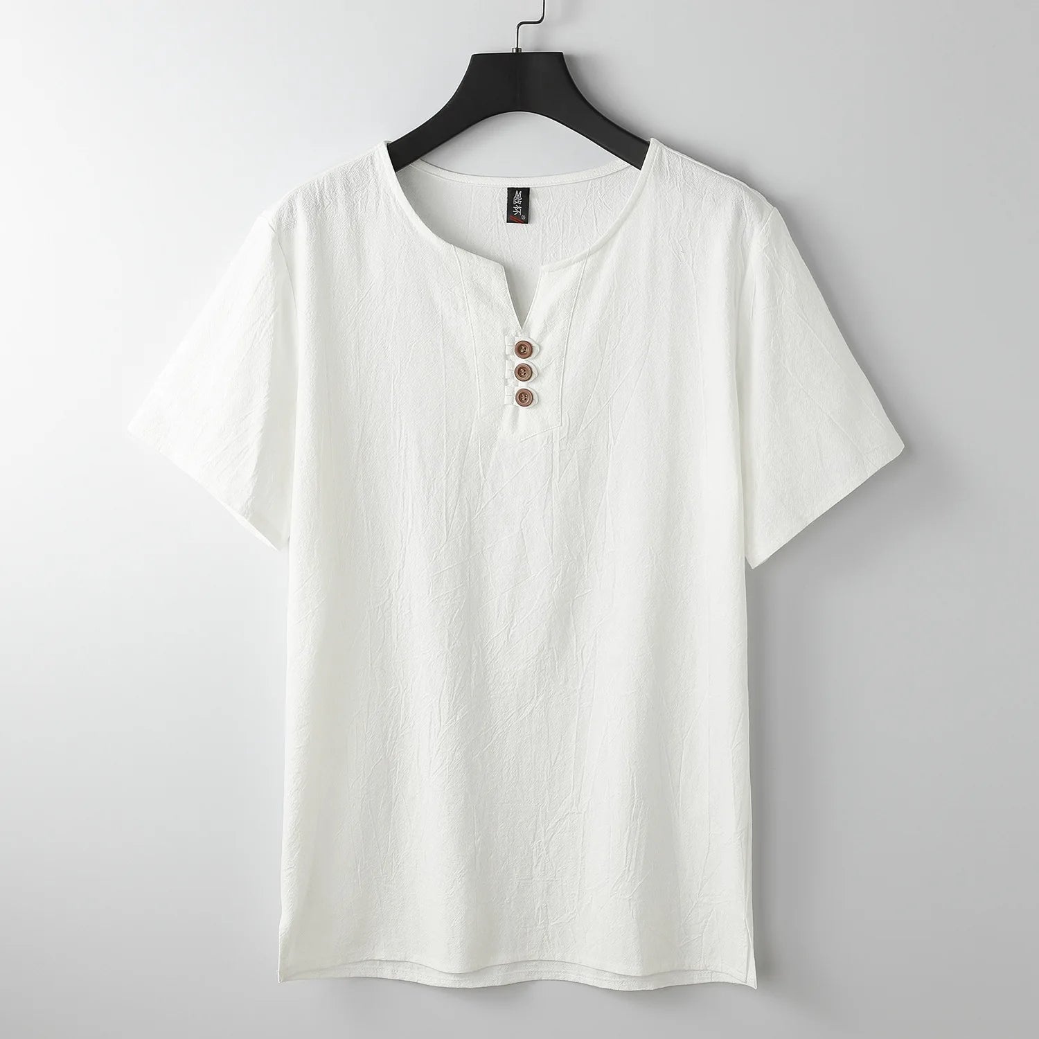 Castello Linen Button Tee