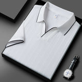 Julian Woven Collar Polo