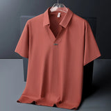Cortaro Ice Silk Open Collar Shirt